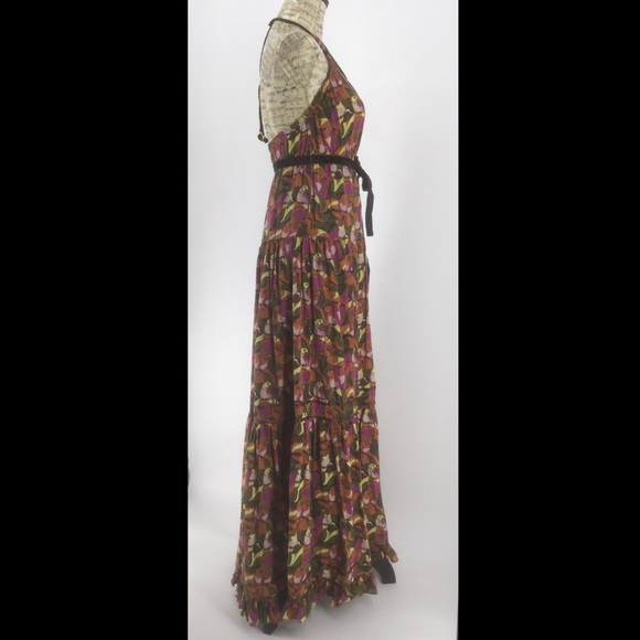 MODA International XS / S Maxi Halter Top 🦜Dress - Picture 2 of 16